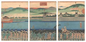 山城淀川風景之図 / 芳虎