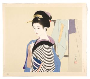 志村立美「日本の女　はおり」