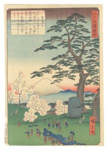 江戸名勝図会　飛鳥山　／　広重二代
