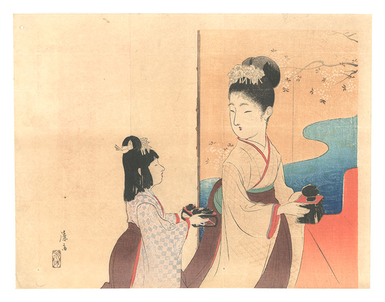 富岡永洗「木版口絵」