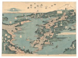 西湖之八景武之金沢模写図 / 重政