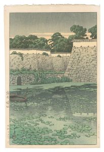 川瀬巴水「福岡城址」
