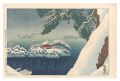 Snow at Godaido Hall, Matsushi......