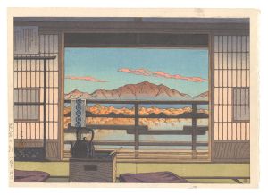 Kawase Hasui / Morning at the Hot-spring Resort in Arayu, Shiobara