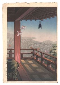 三井寺晩鐘　／　土屋光逸