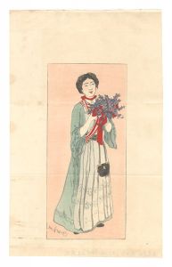 Kuchi-e Print / Nakazawa Hiromitsu