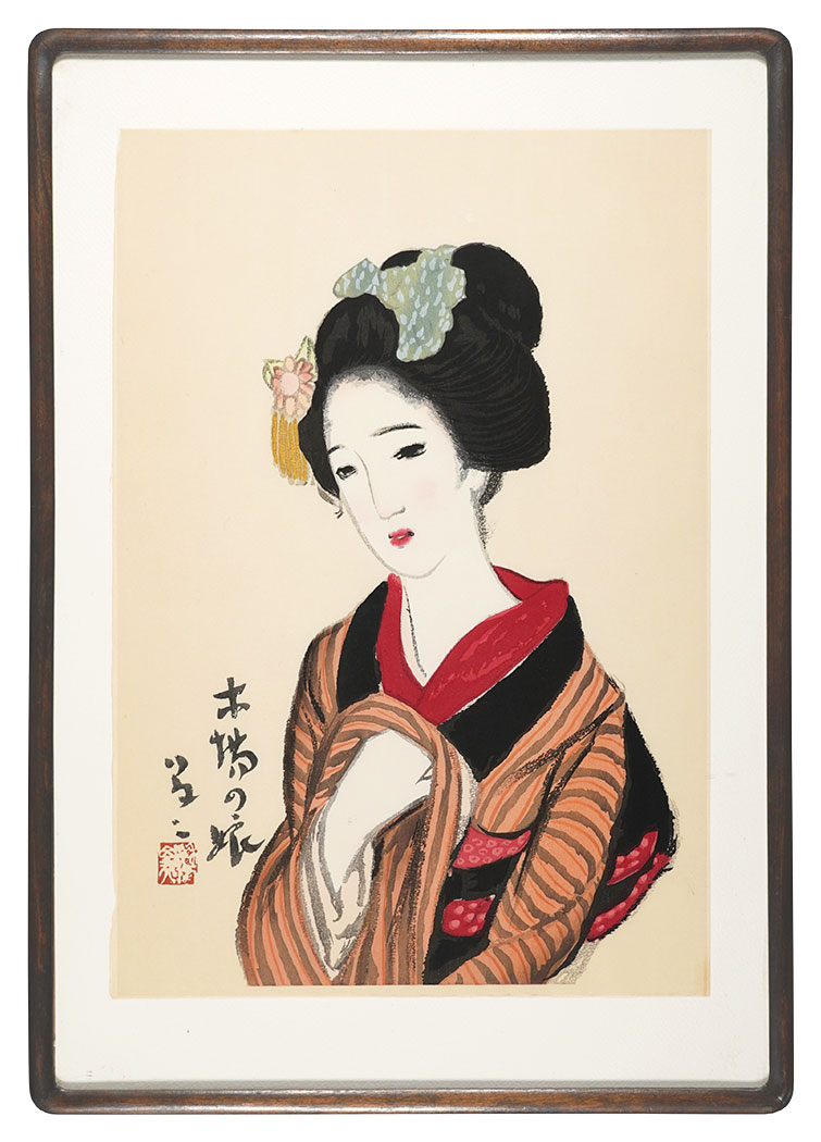 Takehisa Yumeji “A Young Woman in Kiba”