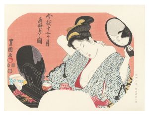 豊国初代「伊場仙版　団扇絵　今様十二ヶ月　水無月の図【復刻版】」