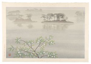 象潟や雨に西施がねぶの花　／　小野竹喬