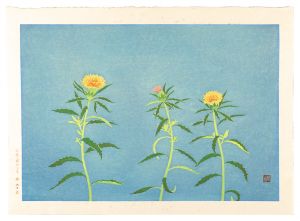 まゆはきを俤にして紅粉の花　／　小野竹喬