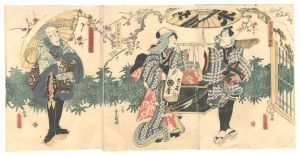芝居絵　／　豊国三代