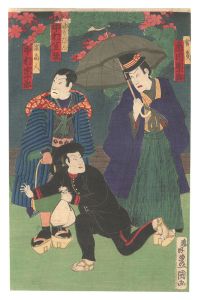 芝居絵　／　豊国四代