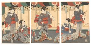 芝居絵　／　豊国三代