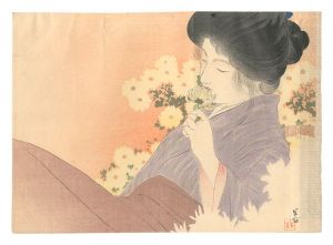 木版口絵 / 梶田半古
