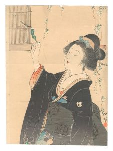 木版口絵 / 島崎柳塢