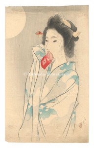 Tomioka Eisen / Kuchi-e Print