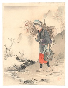 木版口絵 / 水野年方