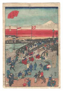東京名勝　日本橋　／　楳香