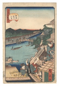 江戸名所道外尽　三十三 柳島妙見の景　／　広景