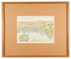 磐梯山麓の小湖　／　森田恒友