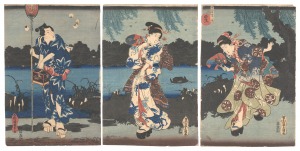 Toyokuni III Sun, Moon, and Stars / Stars