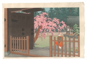 春の山門　／　静光