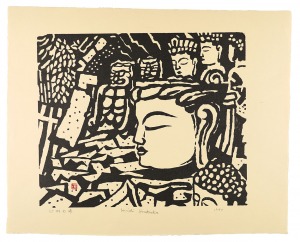 Usuki stone buddha / Hiratsuka Unichi