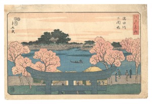 江戸名所　隅田川三囲堤　／　重丸