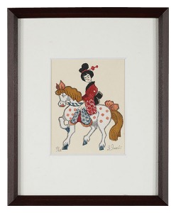 Miss Okyo Riding a Horse / Takei Takeo
