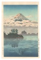 Lake Kawaguchi in Kai Province