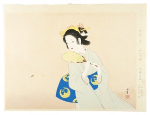 上村松園「初夏の夕」