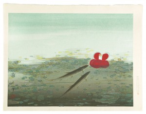 速水御舟「池上小戯」