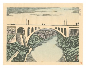New One Hundred Views of Tokyo / Hijiri Bridge / Henmi Takashi