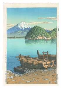 Morning at Mitohama / Kawase Hasui