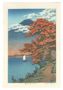 Lake Chuzenji at Nikko / Kawase Hasui