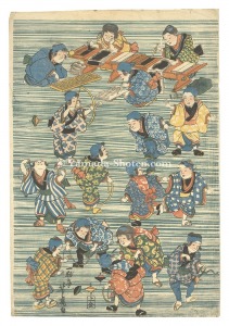 芳虎「子供遊びづくし」