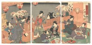 Modern Views of the Four Seasons / Winter Section / Toyokuni III