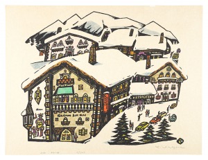 スイス　スキー場　／　生悦住喜由