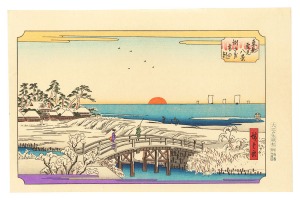 <strong>Hiroshige I</strong><br>Eight Views of the Winter East......