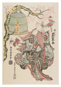 The Actor Nakamura Tomijūrō as the Girl Yokobue at Dōjō-ji Temple【Reproduction】