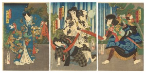 Kabuki Play: Tsuru no Chitose Soga no Kadomatsu / Kunisada II
