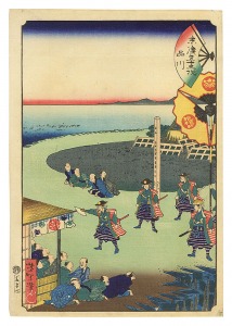 末広五十三次　品川　／　芳年