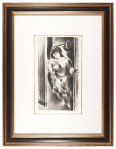 Nood at Door / Kuniyoshi Yasuo