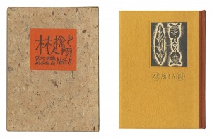 Kanpon / No. 45: Human Beings and an Apple / Takei Takeo / hand-printed by Kobayashi Sokichi