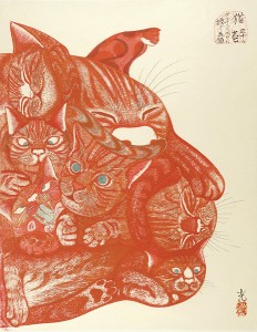 弦屋光溪「〈アルチンボルドに捧ぐ五題〉の内　猫」