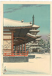 奈良 薬師寺 ／ 川瀬巴水